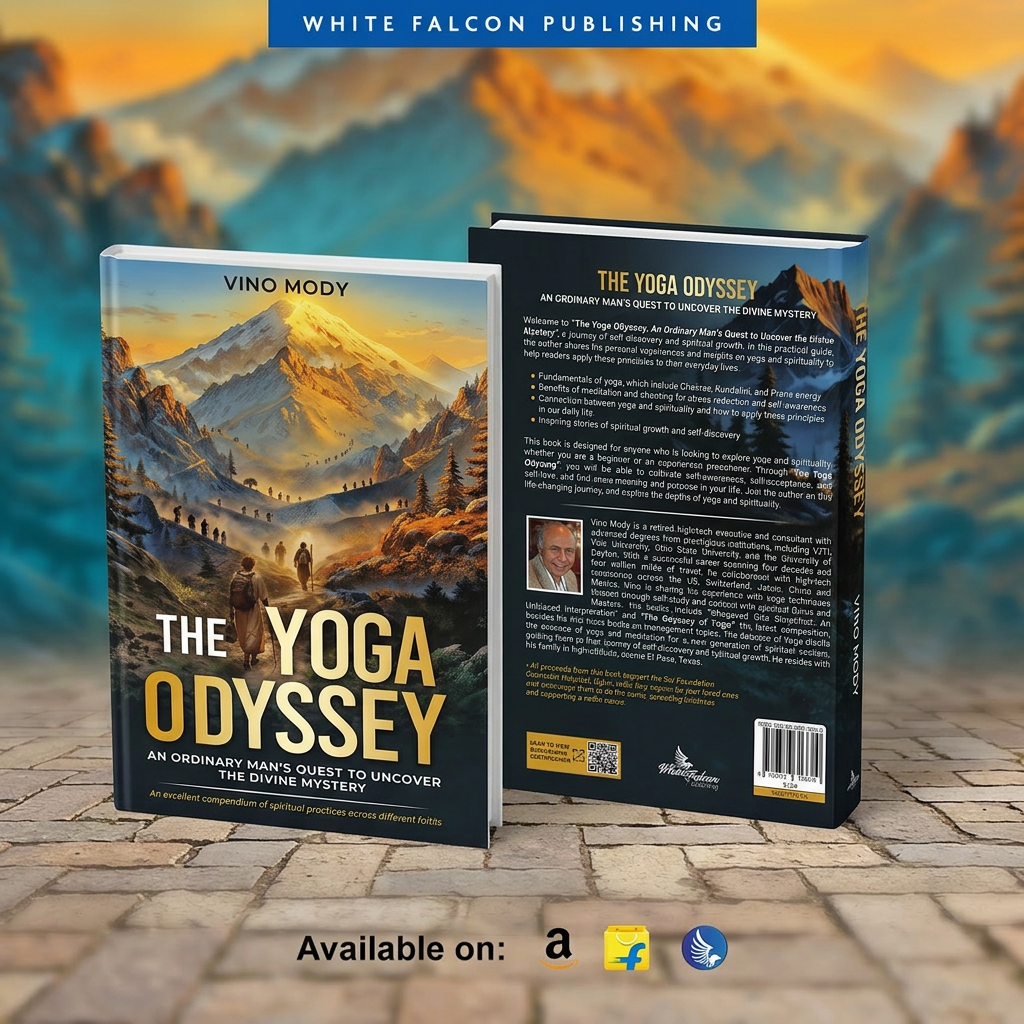 The Yoga Odyssey front and back covers
